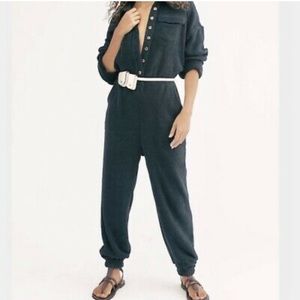 Free People Ride or Die jumper/one piece xs blue